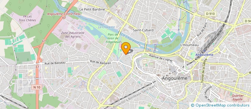 localisation de l'entreprise ASSOCIATION MARATHON ANGOULEME COGNAC à ANGOULEME