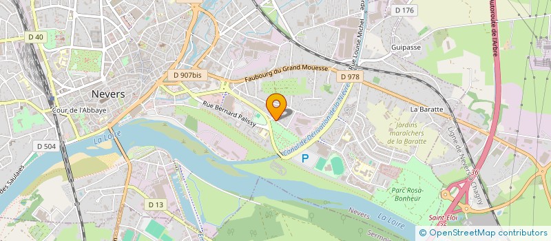 localisation de l'entreprise ASSOCIATION MARCHONS ENSEMBLE à NEVERS