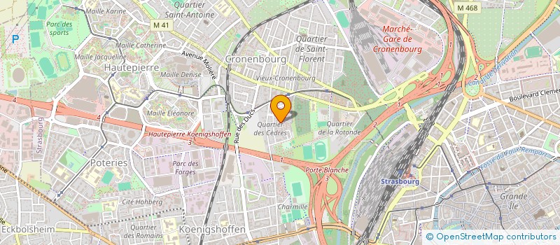 localisation de l'entreprise ASSOCIATION MARE NOSTRUM à STRASBOURG