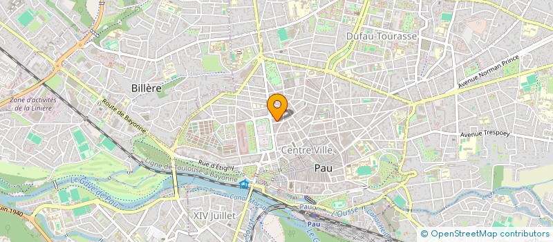 localisation de l'entreprise ASSOCIATION MARECHAL BERNADOTTE  PAU