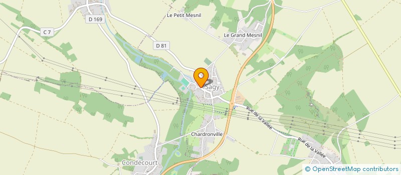 localisation de l'entreprise ASSOCIATION MARELLE ET BASKETS à SAGY