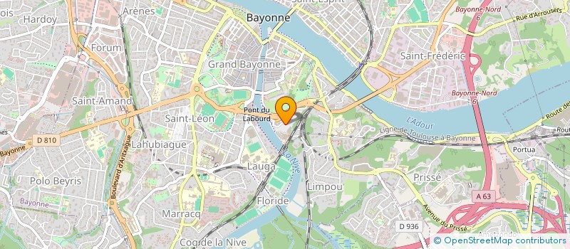 localisation de l'entreprise ASSOCIATION MARIA MONTESSORI L'ENFANT CITOYEN DU MONDE à BAYONNE