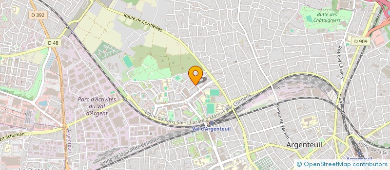 localisation de l'entreprise ASSOCIATION MARIE-CHARITY  ARGENTEUIL