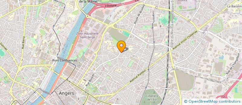 localisation de l'entreprise ASSOCIATION MARIE DURAND  ANGERS