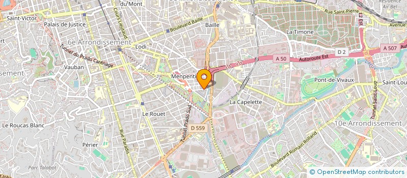 localisation de l'entreprise ASSOCIATION MARIE MADELEINE à MARSEILLE