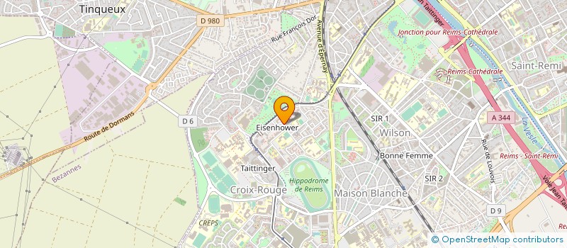 localisation de l'entreprise ASSOCIATION MARIMBA  REIMS