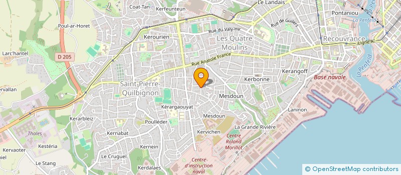localisation de l'entreprise ASSOCIATION MARINE MARCHANDE.COM à BREST