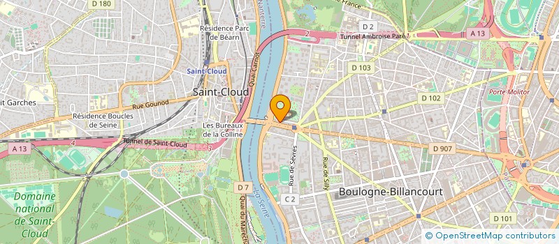 localisation de l'entreprise ASSOCIATION MARINETTE ARTMAN à BOULOGNE-BILLANCOURT