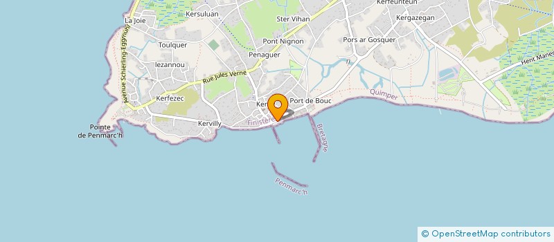 localisation de l'entreprise ASSOCIATION MARINS ET AMIS DU PORT DE KERITY PENMARCH  PENMARCH