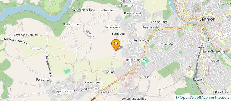 localisation de l'entreprise ASSOCIATION MARKETING CONSEIL à LANNION
