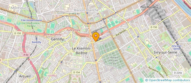 localisation de l'entreprise ASSOCIATION MARNE CLASSIQUE à LE KREMLIN-BICETRE