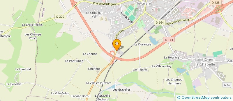 localisation de l'entreprise ASSOCIATION MARNO  SAINT-MEEN-LE-GRAND