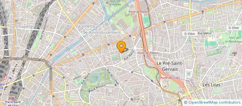 localisation de l'entreprise ASSOCIATION MAROC DEVELOPPEMENT  PARIS