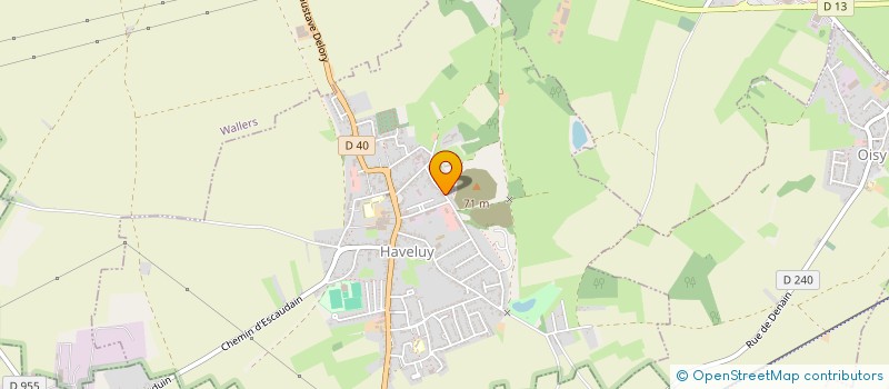 localisation de l'entreprise ASSOCIATION MAROCAINE CULTUELLE ET CULTURELLE, A.M.C.C.  HAVELUY