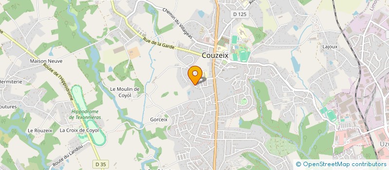 localisation de l'entreprise ASSOCIATION MAROCAINE D'ENFANTS HANDICAPES à COUZEIX