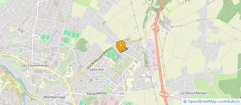 localisation de l'entreprise ASSOCIATION MAROCAINE DES BIENFAISANCES à POITIERS