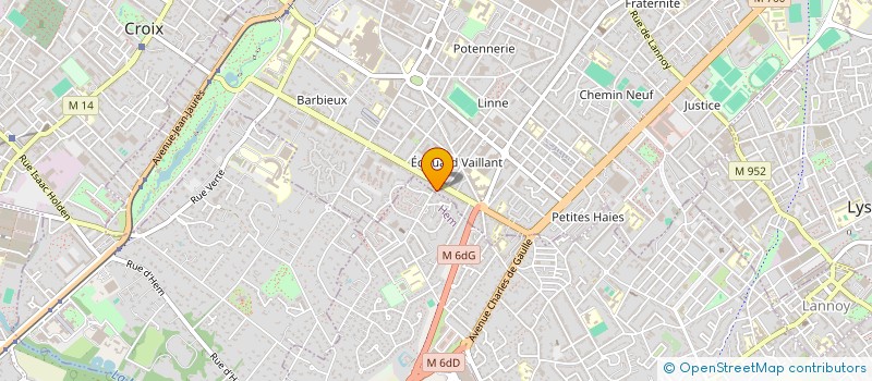 localisation de l'entreprise ASSOCIATION MAROCAINE EL ANDALOUS  ROUBAIX