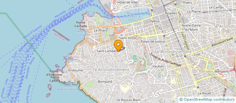localisation de l'entreprise ASSOCIATION MARSEILLAISE D APNEE à MARSEILLE