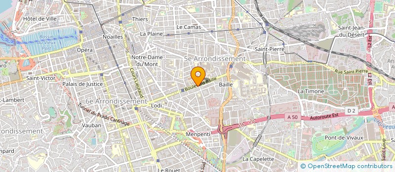 localisation de l'entreprise ASSOCIATION MARSEILLAISE D'OTOLOGIE POUR LA RECHERCHE ET L'ENSEIGNEMENT - AMORE à MARSEILLE