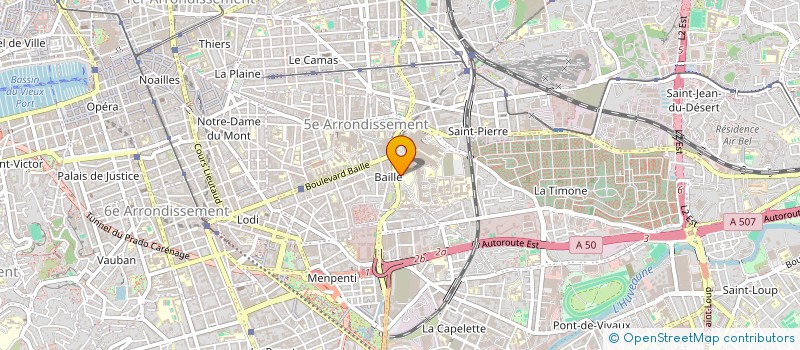 localisation de l'entreprise ASSOCIATION MARSEILLAISE DES ETUDIANTS EN AUDIOPROTHESE  MARSEILLE
