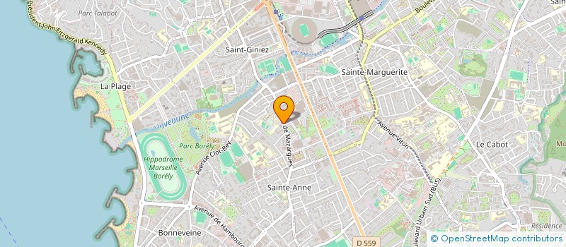 localisation de l'entreprise ASSOCIATION MARSEILLAISE ESPRIT DU SPORT  MARSEILLE