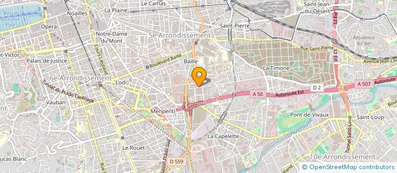 localisation de l'entreprise ASSOCIATION MARSEILLAISE POUR LE CRITERIUM à MARSEILLE