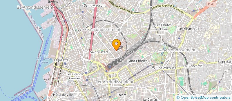 localisation de l'entreprise ASSOCIATION MARSEILLE DES COULEURS à MARSEILLE