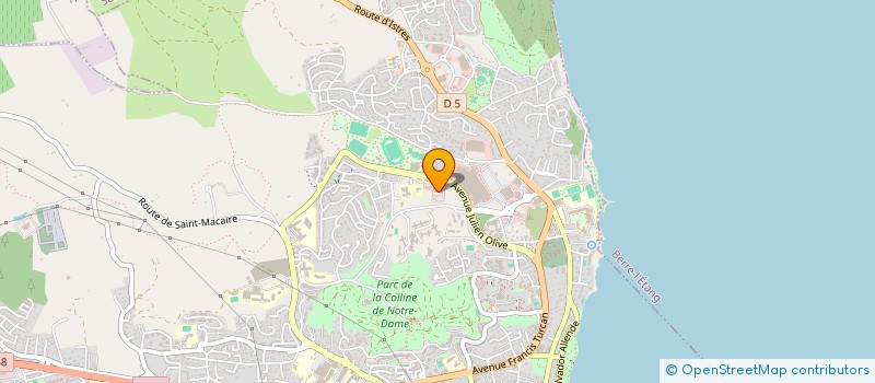 localisation de l'entreprise ASSOCIATION MARTEGALE DE LOISIRS  MARTIGUES