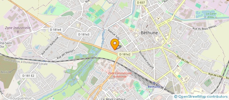 localisation de l'entreprise ASSOCIATION MARTINGO à BETHUNE