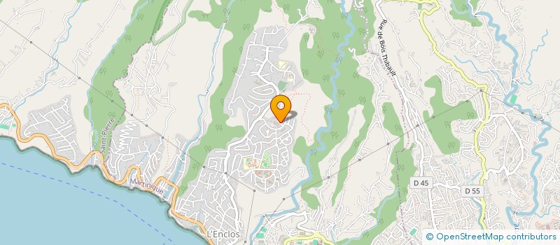 localisation de l'entreprise ASSOCIATION MARTINIQUAISE DE FOOTBALL AMERICAIN  SCHLCHER