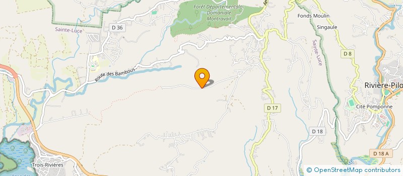 localisation de l'entreprise ASSOCIATION MARTINIQUAISE DE LA CHEVRE BOER  SAINTE LUCE