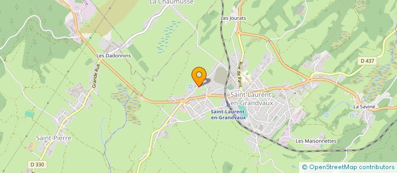 localisation de l'entreprise ASSOCIATION MASJID EL BARAKA  SAINT-LAURENT-EN-GRANDVAUX