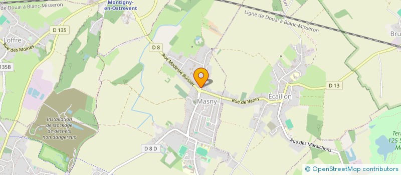 localisation de l'entreprise ASSOCIATION MASNYSIENNE DE FULL CONTACT ET ARTS MARTIAUX  MASNY