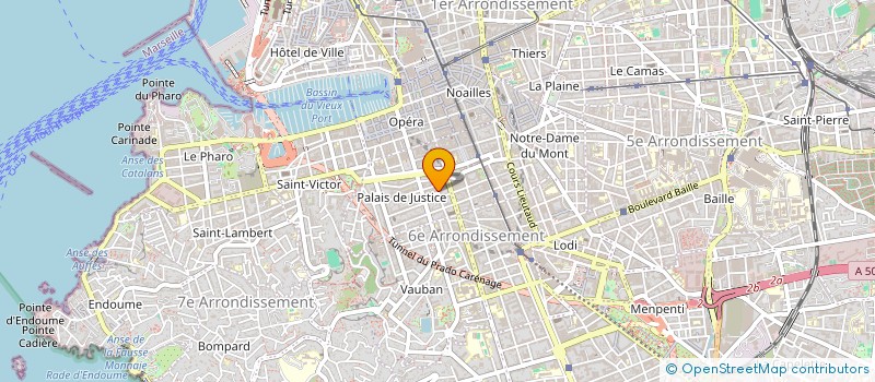 localisation de l'entreprise ASSOCIATION MASSALIA POUR LA CULTURE à MARSEILLE