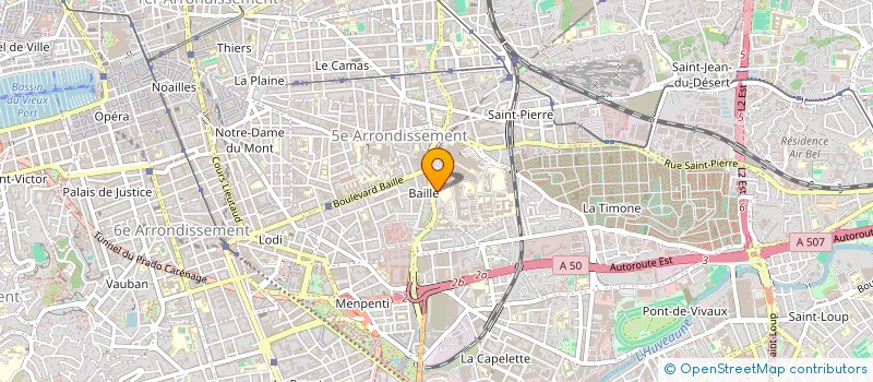 localisation de l'entreprise ASSOCIATION MASTER DOCTORAT DES INFIRMIERS ETUDIANTS MARSEILLAIS à MARSEILLE