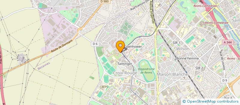 localisation de l'entreprise ASSOCIATION MASTER DROIT DE LA PROPRIETE INTELLECTUELLE  REIMS