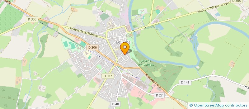 localisation de l'entreprise ASSOCIATION MAT'LO  LE LUDE