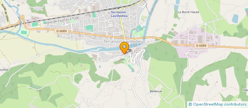 localisation de l'entreprise ASSOCIATION MATELUNA  TERRASSON-LAVILLEDIEU