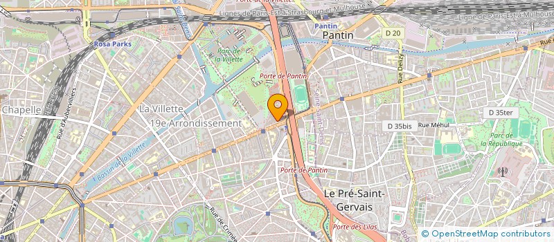 localisation de l'entreprise ASSOCIATION MATERIA  PARIS