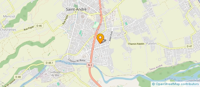 localisation de l'entreprise ASSOCIATION MATERNELLE LES FLAMBOYANTS à SAINT-ANDRE