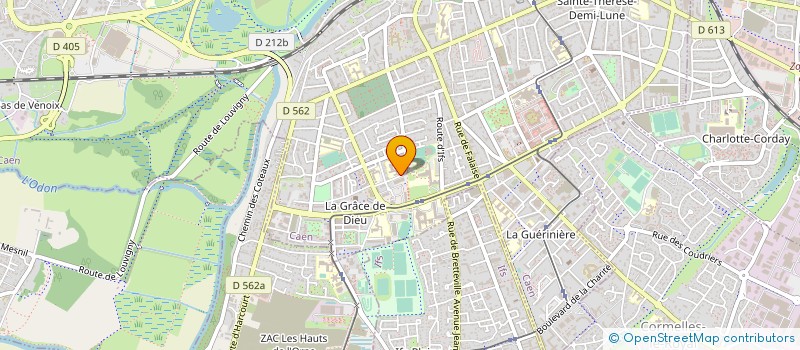 localisation de l'entreprise ASSOCIATION MATERNELLE RESTOUT à CAEN