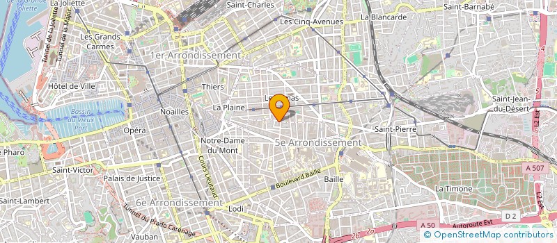 localisation de l'entreprise ASSOCIATION MATHEMA à MARSEILLE