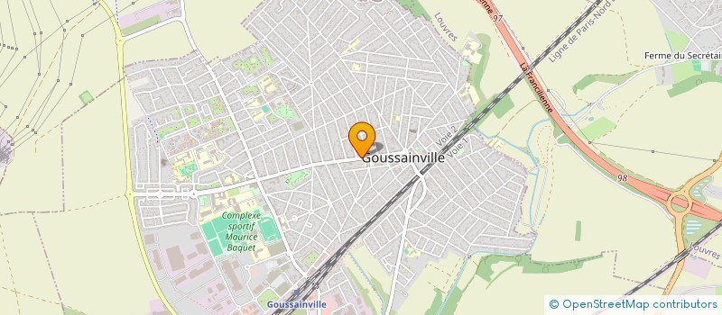 localisation de l'entreprise ASSOCIATION MATHEMACHESS  GOUSSAINVILLE