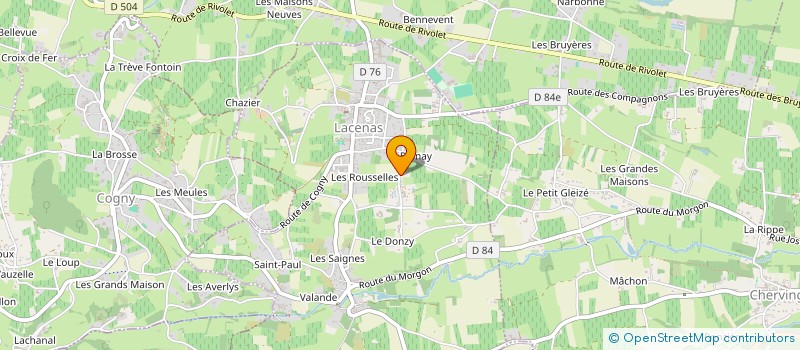 localisation de l'entreprise ASSOCIATION MAUDITS MARINGOINS  LACENAS