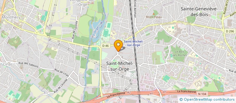 localisation de l'entreprise ASSOCIATION MAURITANIENNE DE FOUNNAGE ET REWO BOSSAYA à SAINT-MICHEL-SUR-ORGE