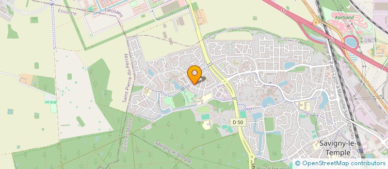 localisation de l'entreprise ASSOCIATION MAURITANIENNES DE FRANCE POUR L'INTEGRATION  SAVIGNY-LE-TEMPLE
