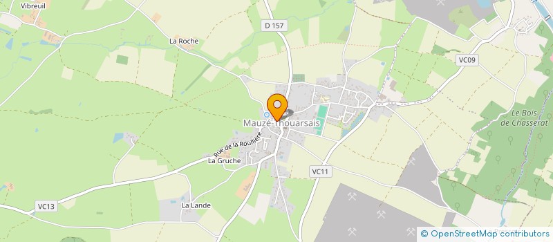 localisation de l'entreprise ASSOCIATION MAUZE SPORT NATURE  THOUARS