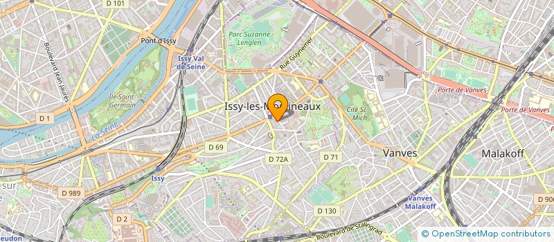 localisation de l'entreprise ASSOCIATION MAW à ISSY-LES-MOULINEAUX