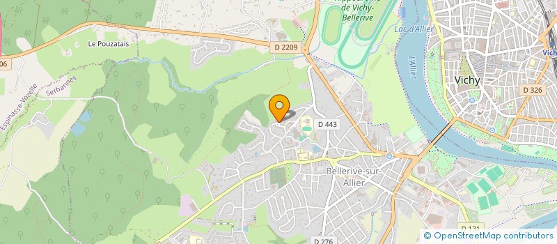 localisation de l'entreprise ASSOCIATION MAYOTTE FOOTBALL CLUB DE BELLERIVE-SUR-ALLIER  BELLERIVE-SUR-ALLIER