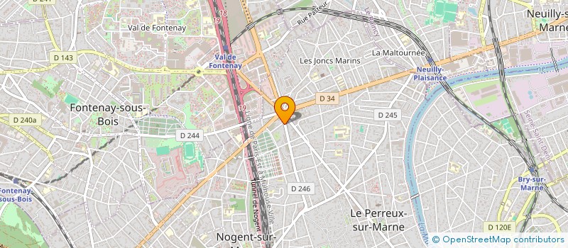 localisation de l'entreprise ASSOCIATION MAYURA à LE PERREUX-SUR-MARNE